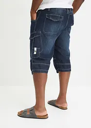 Bermuda cargo lunghi in jeans leggeri, relaxed fit, bonprix