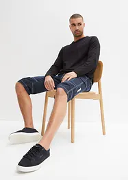 Bermuda cargo lunghi in jeans leggeri, relaxed fit, bonprix