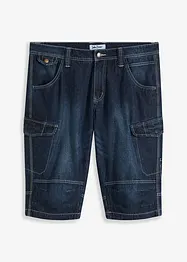 Bermuda cargo lunghi in jeans leggeri, relaxed fit, bonprix