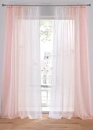 Tenda con poliestere riciclato e colori sfumati (pacco da 2), bonprix