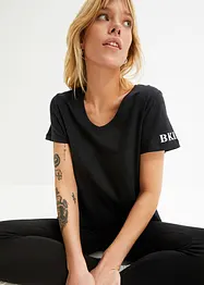 T-shirt in puro cotone, bonprix