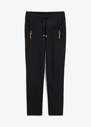 Pantaloni comodi con elastico in vita in punto di Roma, bonprix