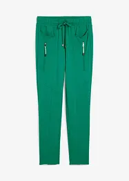 Pantaloni comodi con elastico in vita in punto di Roma, bonprix