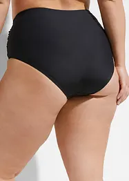 Slip per bikini a vita alta con arricciatura e effetto modellante leggero, bonprix