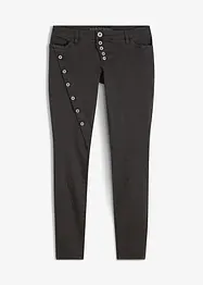 Pantaloni in twill di misto cotone elasticizzato, bonprix