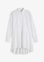 Camicetta lunga con volant, bonprix