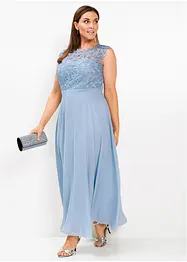 Abito da sera lungo con pizzo, bonprix