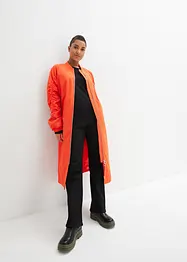 Cappotto blouson con colletto in maglia, bonprix