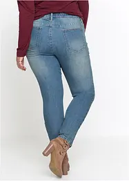 Jeggings skinny con cinta comoda, vita media, bonprix