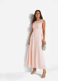 Abito da sera lungo con pizzo, bonprix