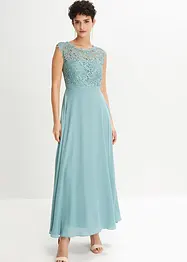 Abito lungo con pizzo, bonprix