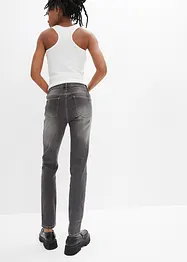Jeggings skinny con cinta comoda, vita media, bonprix