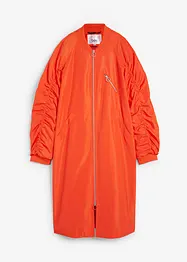 Cappotto blouson con colletto in maglia, bonprix