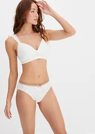 Slip alto con cotone biologico (pacco da 4), bonprix
