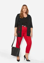 Cardigan con pizzo, bonprix