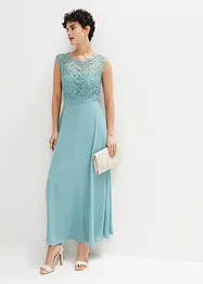 Abito lungo con pizzo, bonprix