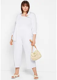 Pantaloni cropped in jersey di misto viscosa fluente, bonprix