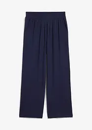 Pantaloni cropped in jersey di misto viscosa fluente, bonprix