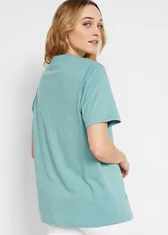 Maglia lunga e larga con scollo a V e maniche corte (pacco da 5), bonprix