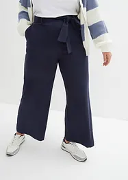 Pantaloni culotte in misto lino leggero, bonprix