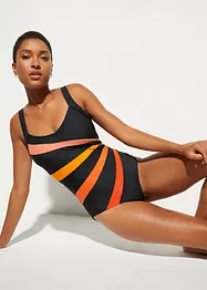 Costume intero con inserti e effetto modellante forte, bonprix