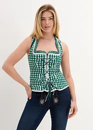 Corsetto bavarese con cerniera, bonprix