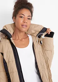 Giubbotto outdoor idrorepellente con pelliccia sintetica, bonprix