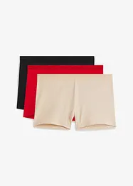 Boxer aderenti da donna con cotone biologico (pacco da 3), bonprix