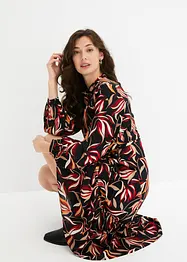 Abito midi con dettaglio smock, bonprix