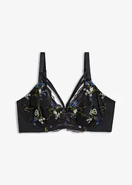 Reggiseno minimizer con ferretto e ricami, bonprix