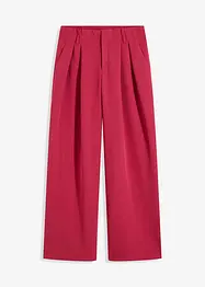 Pantaloni elasticizzati a palazzo con pinces, bonprix