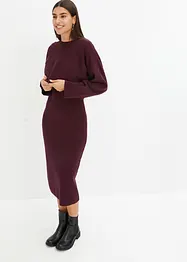 Abito in maglia e maglione abbinato (set 2 pezzi), bonprix