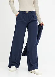 Pantaloni a palazzo con pinces, bonprix