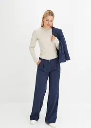 Pantaloni a palazzo con pinces, bonprix