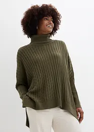 Maglione oversize stile poncho, bonprix