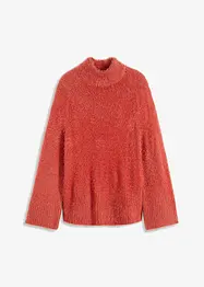 Maglione in filato piumato morbido, bonprix