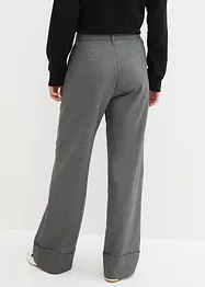 Pantaloni larghi, a vita alta, bonprix