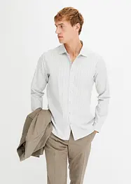 Camicia elegante gessata, slim fit, bonprix