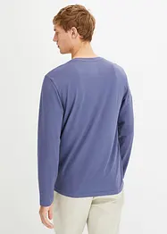 Maglia serafino Essential a maniche lunghe in cotone biologico, bonprix