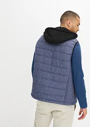 Gilet trapuntato con cappuccio staccabile, bonprix