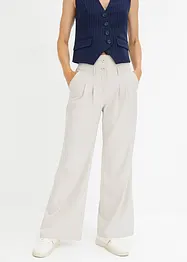 Pantaloni svasati, a vita alta, bonprix