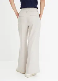 Pantaloni svasati, a vita alta, bonprix