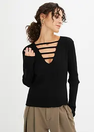 Maglione con cut-out, bonprix