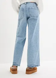 Jeans cargo, a vita media, bonprix