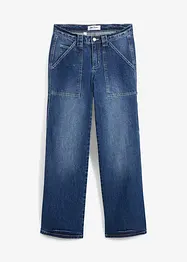 Jeans cargo, a vita media, bonprix