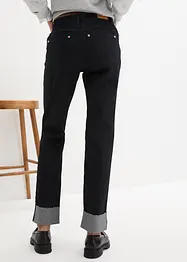 Jeans elasticizzati straight, a vita media, bonprix