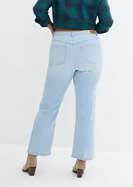 Jeans wide leg a vita alta, bonprix