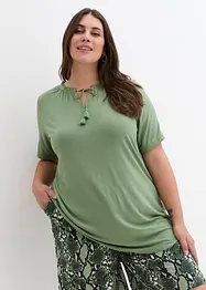 Maglia lunga in misto viscosa, bonprix