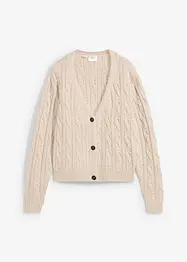 Cardigan a trecce, bonprix