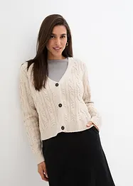 Cardigan a trecce, bonprix